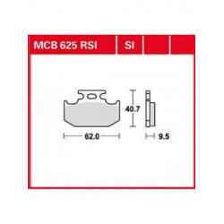 Мото накладки TRW MCB625RSI Мото накладки TRW MCB625RSI