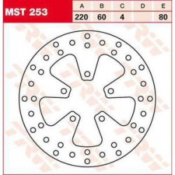 ПРЕДЕН/ЗАДЕН СПИРАЧЕН ДИСК TRW-LUCAS MST253