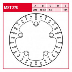 ПРЕДЕН СПИРАЧЕН ДИСК TRW-LUCAS MST278