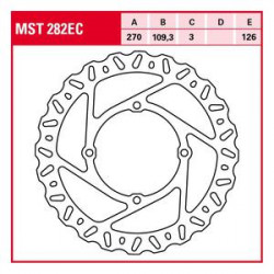 ПРЕДЕН СПИРАЧЕН ДИСК TRW-LUCAS MST282EC