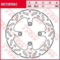 ПРЕДЕН СПИРАЧЕН ДИСК TRW-LUCAS MST287RAC
