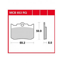 Мото накладки TRW MCB653RQ
