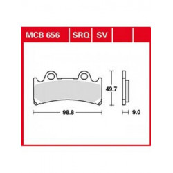 Мото накладки TRW MCB656SRQ