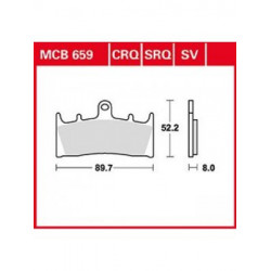 Мото накладки TRW MCB659SRQ