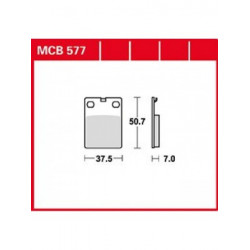 Мото накладки TRW MCB577