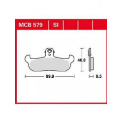 Мото накладки TRW MCB579