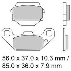 Накладки FERODO FDB2013SG Накладки FERODO FDB2013SG