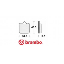 Оригинални накладки BREMBO 07BB0590