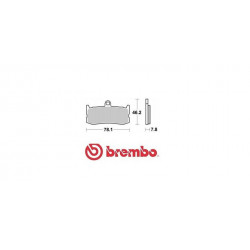Накладки BREMBO 07GR06SA Накладки BREMBO 07GR06SA