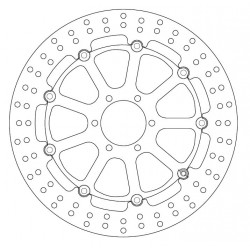 ПРЕДЕН СПИРАЧЕН ДИСК FERODO FMD0134RX