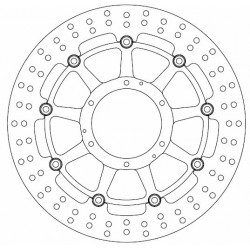 ПРЕДЕН СПИРАЧЕН ДИСК FERODO FMD0135RX