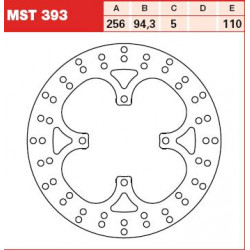 ПРЕДЕН СПИРАЧЕН ДИСК TRW-LUCAS MST393 ПРЕДЕН СПИРАЧЕН ДИСК TRW-LUCAS MST393