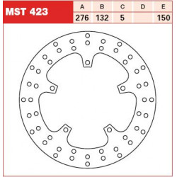 ПРЕДЕН/ЗАДЕН СПИРАЧЕН ДИСК TRW-LUCAS MST423