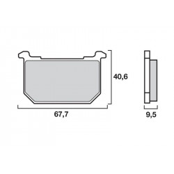 Оригинални накладки BREMBO 07KA0608