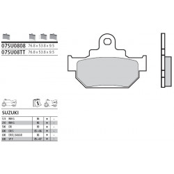 Мотокрос накладки BREMBO 07SU08TT