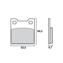 Оригинални накладки BREMBO 07SU2007 Оригинални накладки BREMBO 07SU2007