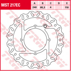 ПРЕДЕН СПИРАЧЕН ДИСК TRW-LUCAS MST217EC
