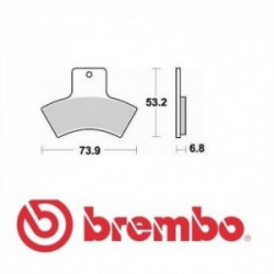Мотокрос накладки BREMBO 07PO04SD Мотокрос накладки BREMBO 07PO04SD