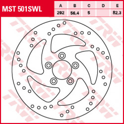 ПРЕДЕН/ЗАДЕН СПИРАЧЕН ДИСК TRW-LUCAS MST501SWL ПРЕДЕН/ЗАДЕН СПИРАЧЕН ДИСК TRW-LUCAS MST501SWL
