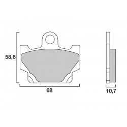 Оригинални накладки BREMBO 07YA1011 Оригинални накладки BREMBO 07YA1011