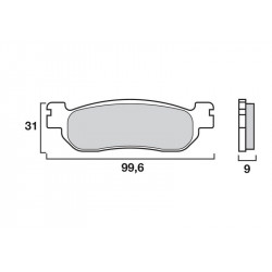 Оригинални накладки BREMBO 07YA3707