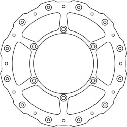 ПРЕДЕН СПИРАЧЕН ДИСК FERODO FMD0457MXR