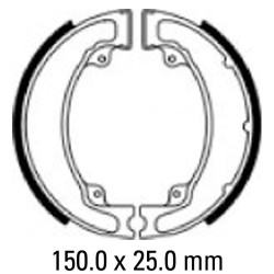 Задни мото накладки FERODO FSB750 Задни мото накладки FERODO FSB750