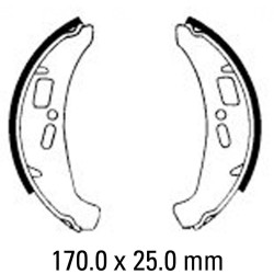 Задни мото накладки FERODO FSB892 Задни мото накладки FERODO FSB892