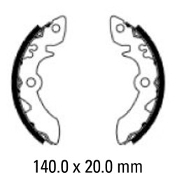 Предни мото накладки FERODO FSB927