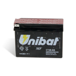 Акумулатор за мотор Unibat 2.3 Ah, 12 V - CT4B-BS Акумулатор за мотор Unibat 2.3 Ah, 12 V - CT4B-BS