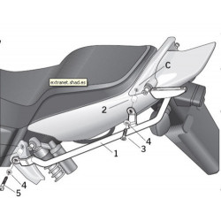 Монтажен комплект за куфари SHAD H0CB13ST