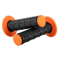 МОТОКРОС РЪКОХВАТКИ MX GRIP DIAMOND DUAL BLACK/ORANGE 802