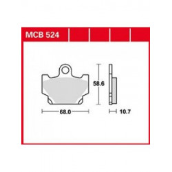 Мото накладки TRW MCB524 Мото накладки TRW MCB524