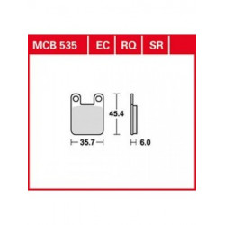 Мото накладки TRW MCB535RQ