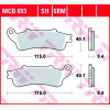 Мото накладки TRW MCB693SH