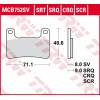 Мото накладки TRW MCB752SRQ