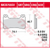 Мото накладки TRW MCB755SV