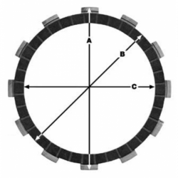 Комплект феродови дискове TRW MCC366-9