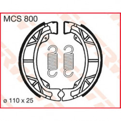 Мото накладки TRW MCS800