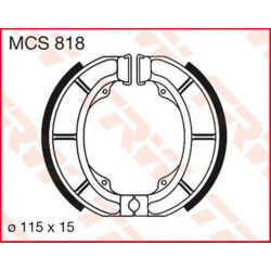 Мото накладки TRW MCS818