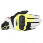 Кожени ръкавици ALPINESTARS SP-5 BLACK/WHITE/YELLOW thumb