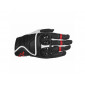 Кожени ръкавици ALPINESTARS CELER BLACK/WHITE/RED thumb