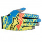 Ръкавици ALINESTARS RACER BRAAP BLUE/YELLOW thumb