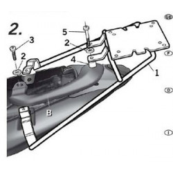 Монтажен комплект за куфари SHAD TOP MASTER TOP KEEWAY RKV 125 '11