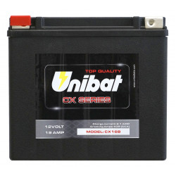 Мотоциклетен акумулатор UNIBAT CX16B 19Ah, 12V