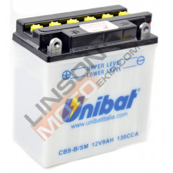 Акумулатор Unibat 9 Ah, 12 V - CB9-B
