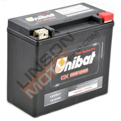 Мотоциклетен акумулатор UNIBAT CX20L 18Ah, 12V