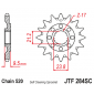 Самопочистващо се предно зъбчато колело (пиньон) JTF284SC,13