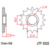  Предно зъбчато колело (пиньон) JTF3222,12