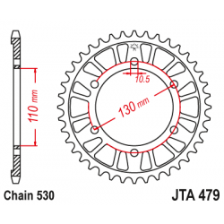 Задно зъбчато колело JTA479,44 Задно зъбчато колело JTA479,44